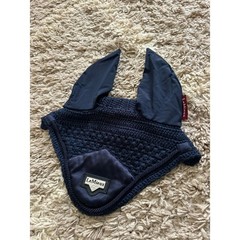 LeMieux Loire Navy Fly Hood Large Horse Ear Bonnet Sound Softening