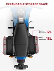 Motorcycle Saddlebags Bag Expandable 24-30L (15L*2) Fit for Mini Motorcycle