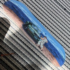 Primitive Complete Skateboard Multicolor Wood Deck Blue/Red Graphic Design