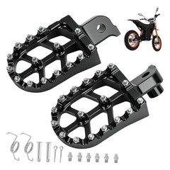 CNC Aluminum Foot Pegs Compatible with Tuttio Soleil01 Electric Dirt Bike