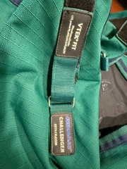 Schneider’s Vtek CHALLENGER Lightweight 84” Turnout Sheet GREEN SMALL REPAIR