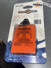 Splat-R-Ball 7.5mm Orange Ammo, 20,000 Rounds, Certified SplatRBall, New Sealed