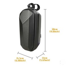 Black E Scooter Handlebar Bag – Secure – Waterproof – Hard Shell