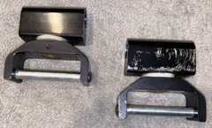 2 1/2» WESTERN STIRRUP TURNERS BLACK ALUMINUM 360 DEGREE