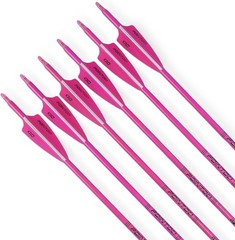 30in Carbon Arrows Fluorescent Pink Practice Hunting Pack of 12