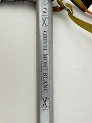 Grivel Mont Blanc Air Tech Ice Axe Made in Italy Mountaineering Piolet w/ Leash