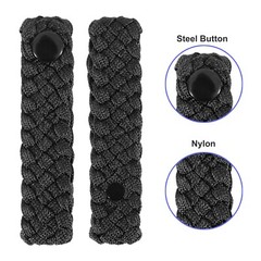 Nylon Paracord Whip Holder, Handmade Bullwhips accessories, Whip to Belt Strap