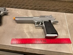 Two Desert Eagle Airsoft Pistol Magnum Research 6mm Replica Spring Loaded Manual