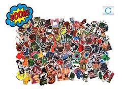 100 Random Skateboard Stickers Vinyl Laptop Luggage Decals Dope Sticker Lot Mix
