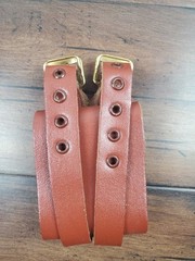 Vtg 1950s NOS Wear Well Leather Wrist Strap Archery Lifting #404 Machin Bier