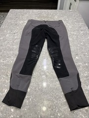 Devon-Aire Riding Breeches size 30R Women’s Horseback Riding Pants Gray