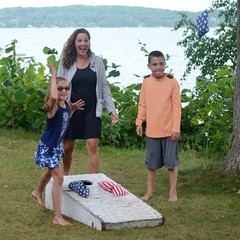 Regulation Cornhole Bean Bags: Professional American Flag Patriotic Outdoor B…