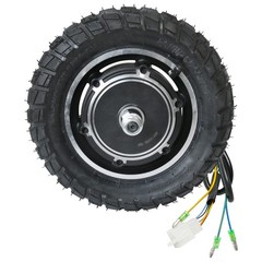 10in 48V 350W 10″ Electric Scooter Hub Motor Wheel Cable BIKE Bicycle Mini Bike