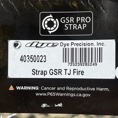 NEW Dye GSR Pro Goggle Strap For JT ProFlex Masks – Fire