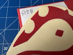 SKATES Skateboard Skateboarding Surfing Big Red STICKER DECAL Unknown Logo