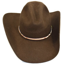 Stetson 4X Buffalo FUR FELT Hat Powder River Cowboy Hat SIZE 7 MINK