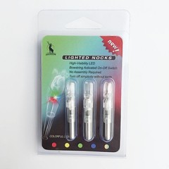 3PCS Archery LED Lighted Nocks Tail 6.2mm For Compound Bow Hunting Arrow Nocks