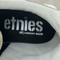 Etnies»Snake» Skate Shoes Brown Tan Grey Suede Canvas Sneakers M8/W9.5 NWB