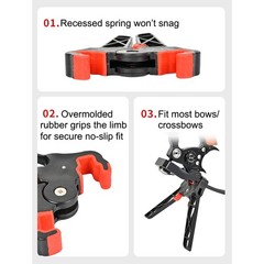 Compound Bow Jack Folding Bow Stand Kickstand Ground Holder for Hunting Shooting