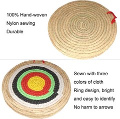 Sustainable Archery Target 19.7 Inch Made of Straw for Eco Conscious Shooters