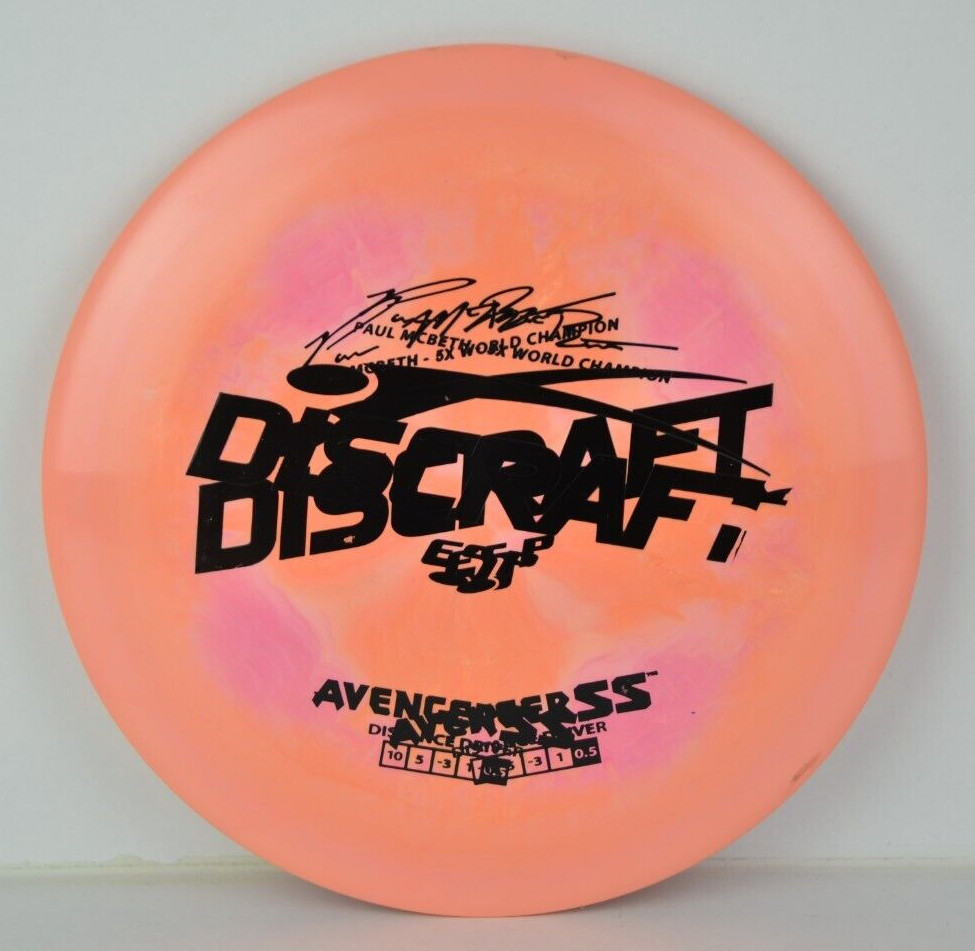 ✨DOUBLE-STAMP✨ Discraft Swirly ESP Avenger SS, Paul McBeth 5x, 174g