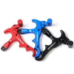 Rotate 360° Compound Bow Release Aids Archery Hunting 4-Finger Thumb Trigger