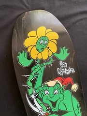 RARE World Industries PrimeWood Ron Chatman Gremlin Black Shaped Skateboard Deck