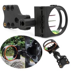 Compound Bow 3Pin Sight Adjustable .029″ Optical Fiber Archery Bow Shooting Hunt