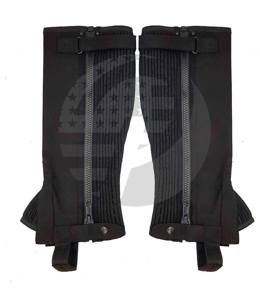 Half Chaps Horse Riding Adult Equestrian Washable Chaps Black Amara – S/M/L/XL