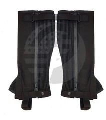 Half Chaps Horse Riding Adult Equestrian Washable Chaps Black Amara – S/M/L/XL