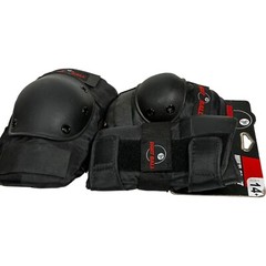 Eight Ball Pad Set 3pk Black New 14+ Teen Bike Knee Wrist Elbow Tough New