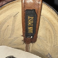Dan Post Men’s Western Cowboy Boots Size 9 D Leather Embroidered 16782 El Paso