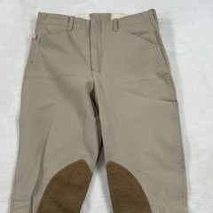The Tailored Sportsman Size 12 Riding Habits Beige Knee Patch Pants