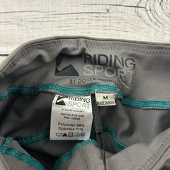 NEW Riding Sport Dover Saddlery Tech Tight Women’s Medium Gray Pewter