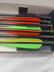 Easton C2 Carbon Power Bolt Crossbow 6 Pack, 22″ Long, 11/32 Thick, 9mm NIB