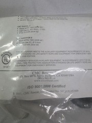 NOS CMC Figure 8 Descender Black Aluminum NEW Sealed SAR Fire Rope Rescue NEW