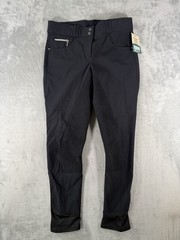 Dover Saddlery Riding Pants Womens 32R Black Full Seat Breeches Equestrian NWT
