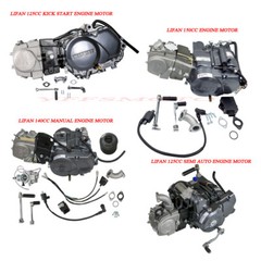 125cc 140cc 150cc Engine Motor Electric Start/Semi Auto/Manual for SSR 70cc 90cc