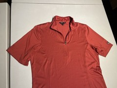 Kerrits Shirt Women’s Small Up Orange Aire Ice Fil Tech Top 1/4 Zipper Pullover