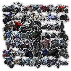 30Pcs Random Cool Motorcycle Waterproof Motocross Dirt Bike Stickers