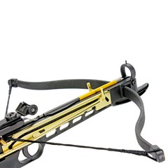 KingsArchery Crossbow Self Cocking Pistol 80 LBS 27 Aluminum Arrow +String Pack