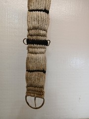 Vintage Pony Saddle Cinch 24” Cotton Rope Western Girth Ring Ends
