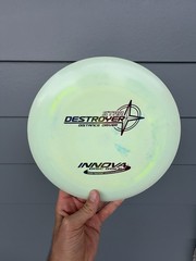 Innova PFN Star Destroyer Penned/Pat#s (*D) 171g Minty Swirl w/Rainbow Foil OOP