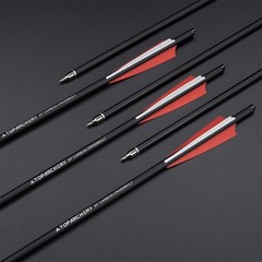 24X 20 inch Archery Hunting Carbon Crossbow Bolts Half Moon Nock OD 8.8mm Arrows