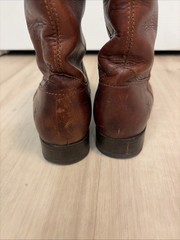 These Frye Melissa Button Riding Boots in Cognac Brown US 7.5B 4001 K 11