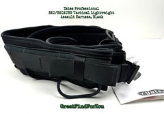 Yates Professional 320/320AUSN Tactical Lightweight Assault Harness, Black,