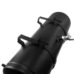 Black Gas Fuel Tank Aluminum Cylinder 6″x20″ 2 1/8 Gallon For Mini bike Go kart