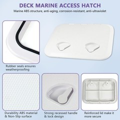 Boat Deck Access Hatch & lid 14.7×10.6in/17.3×12.4in/24x14in/20x18in,Marine I…