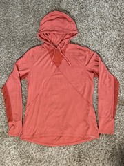 Dover Saddlery Coolblast Long Sleeve Coral Size Medium Hooded Sun shirt