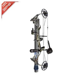 Dragon X8 RTH Compound Bow Package – Adjustable 18-31”, 0-70 lbs, Ready to Hunt